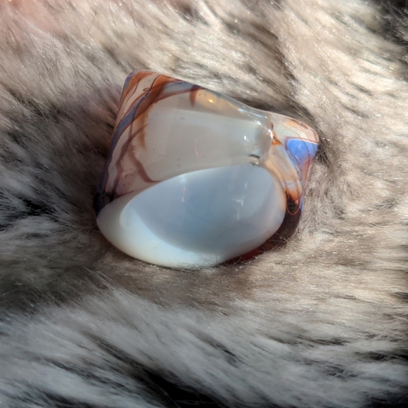 Venetian Glass (but safe) Ring - Murano like - Picture 5 of 7